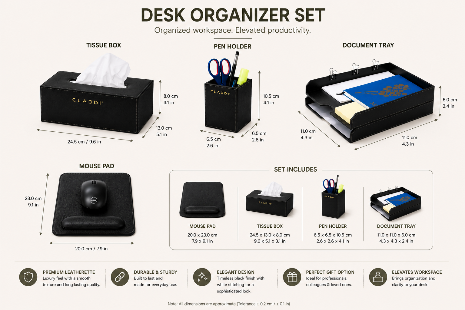 THE SLATE DESK SET