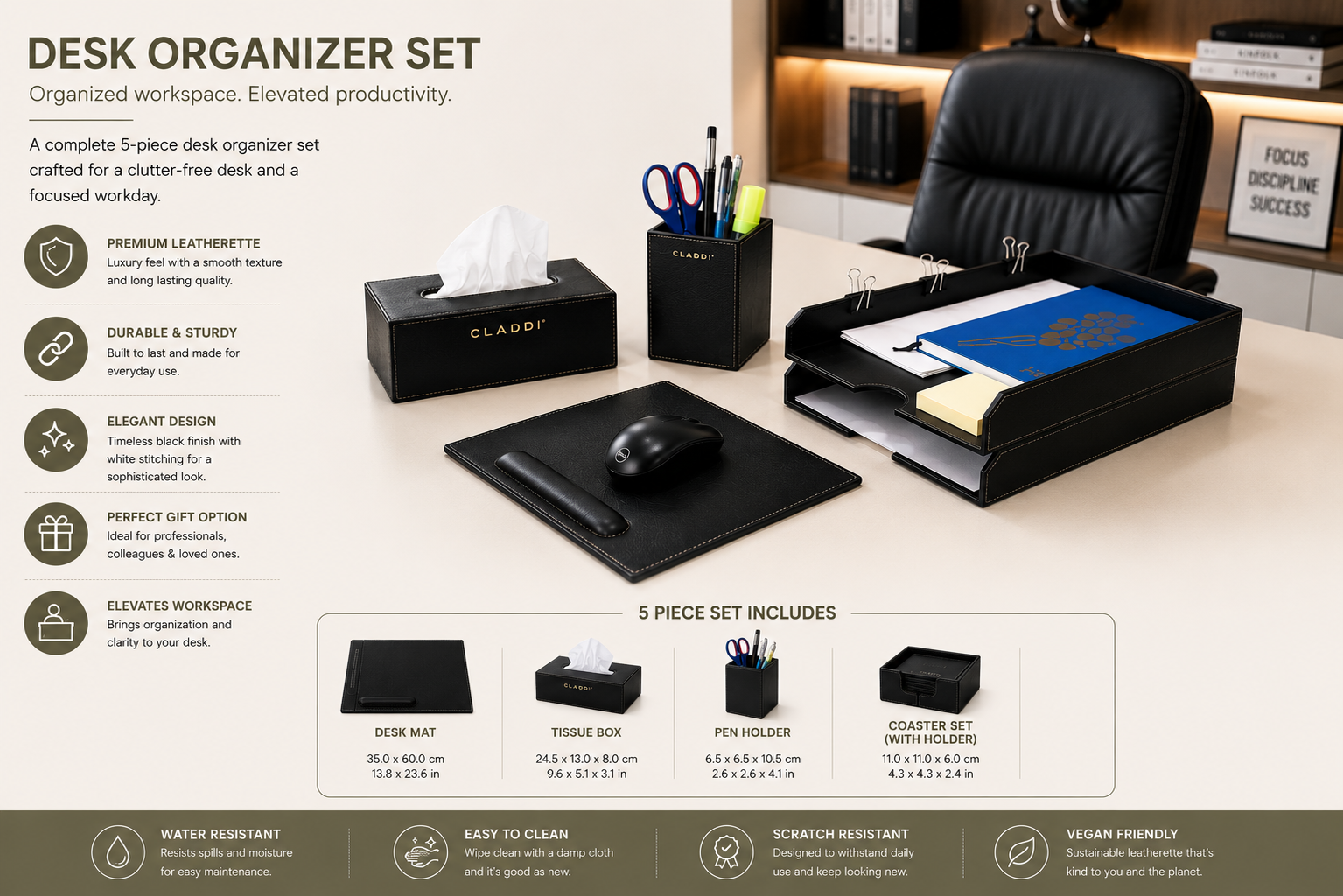 THE SLATE DESK SET