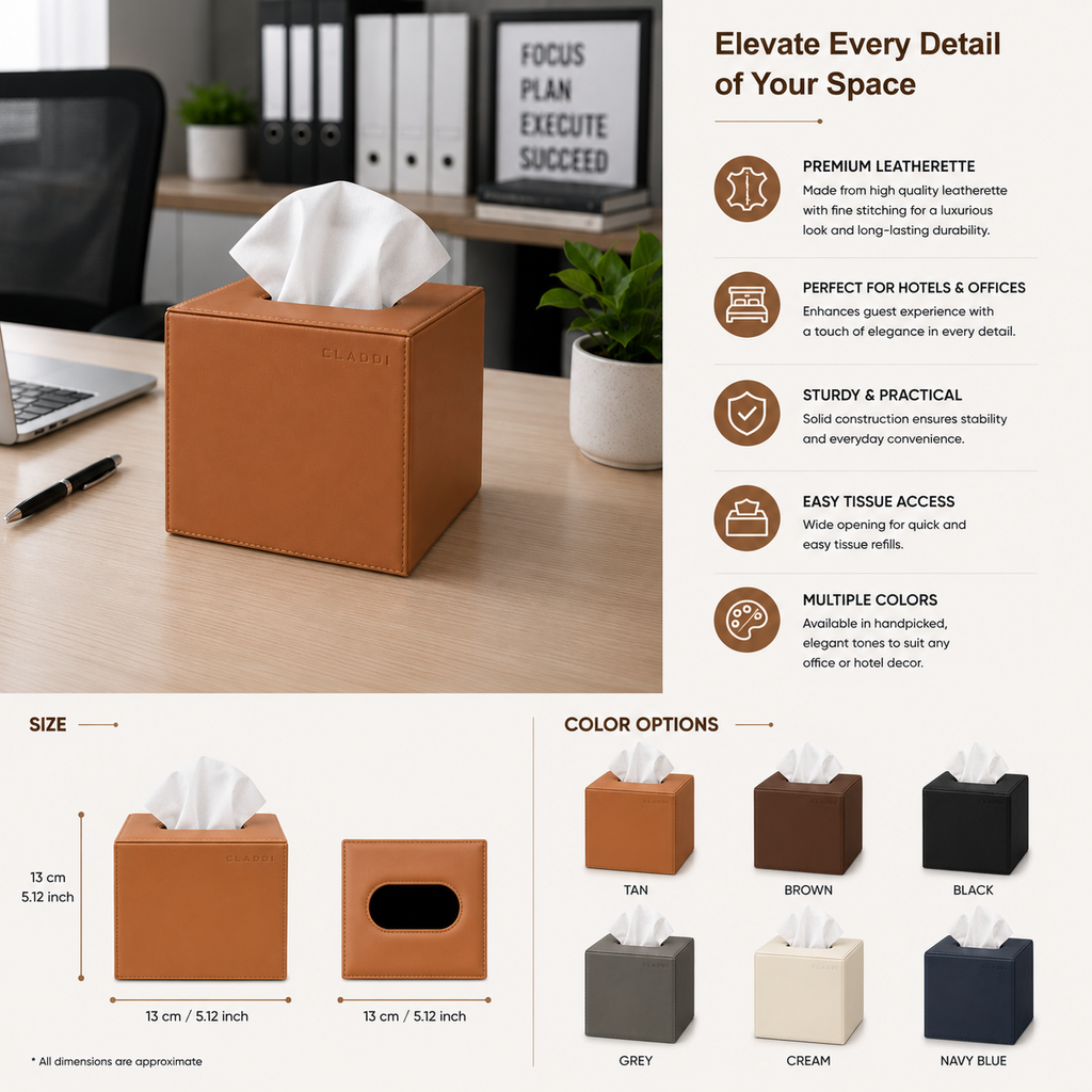 Asta Square Tissue Box