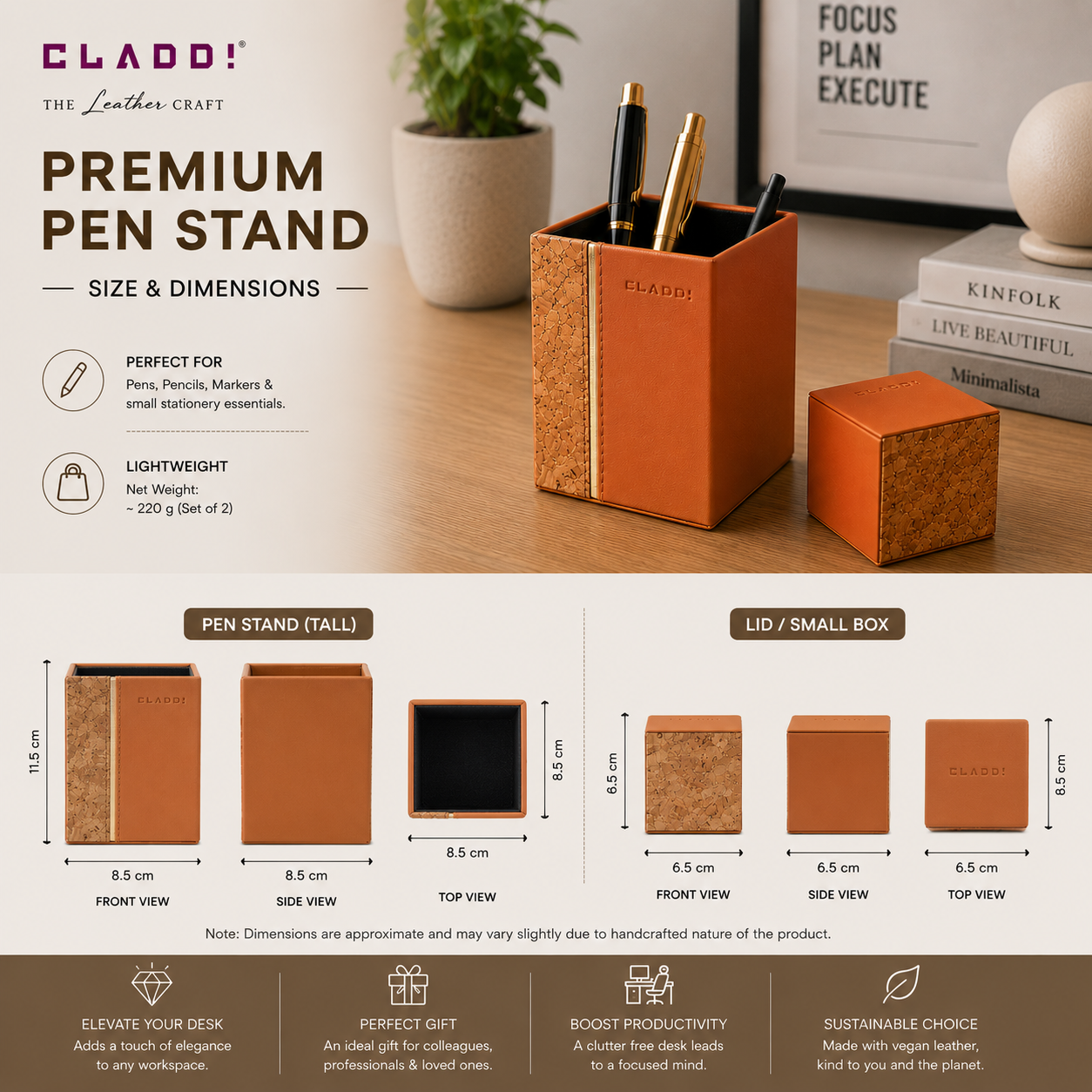 Leather Pen Holder