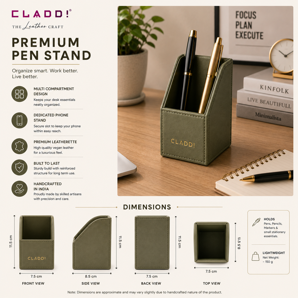 Leather Pen Holder