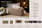 Luxury Leather Tissue Holder