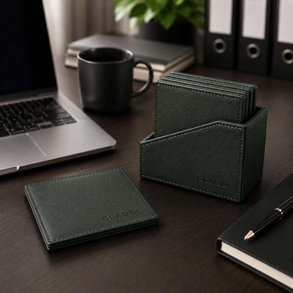 Square Leather Coaster
