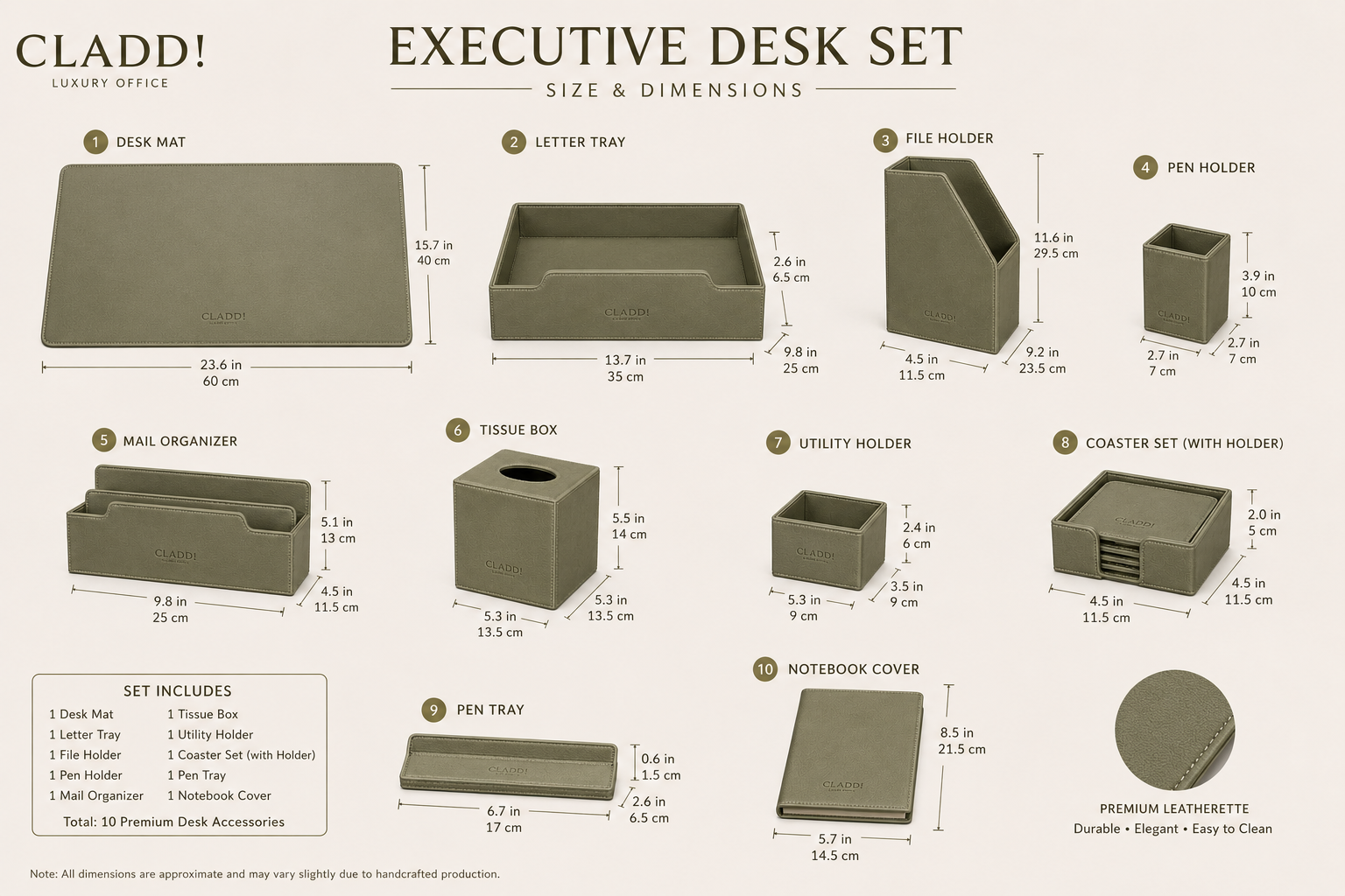 THE FOUNDER DESK SET