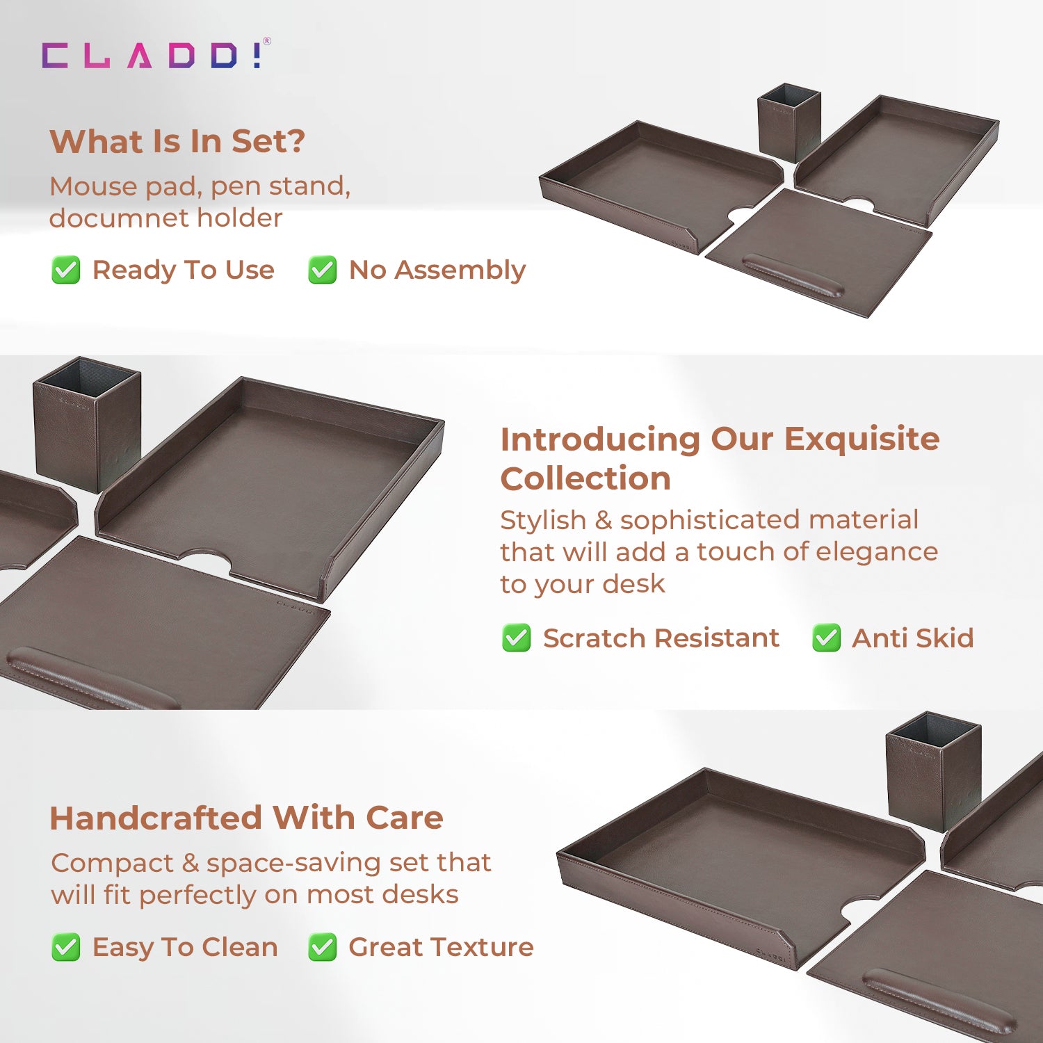 3-in-1 Trio Desk Set