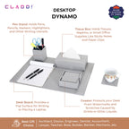 5-in-1 Grey Office Desk Organiser