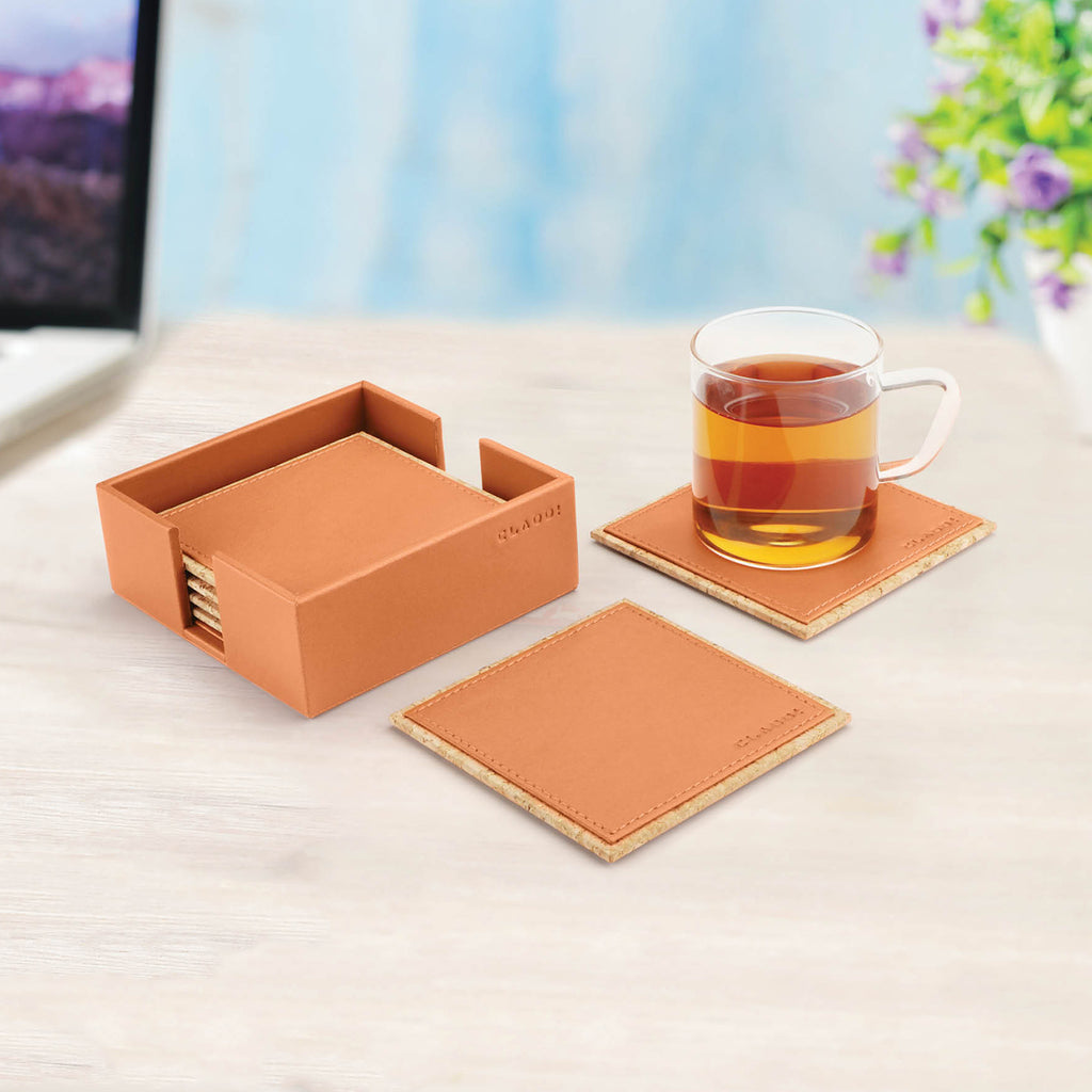 Square Leather Coaster