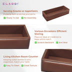 Leather Bottle Tray