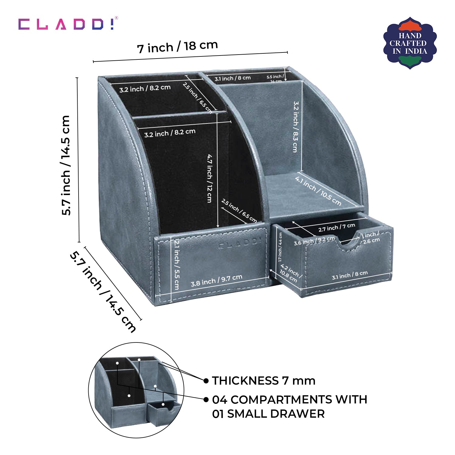 Leather Ciel Organizer