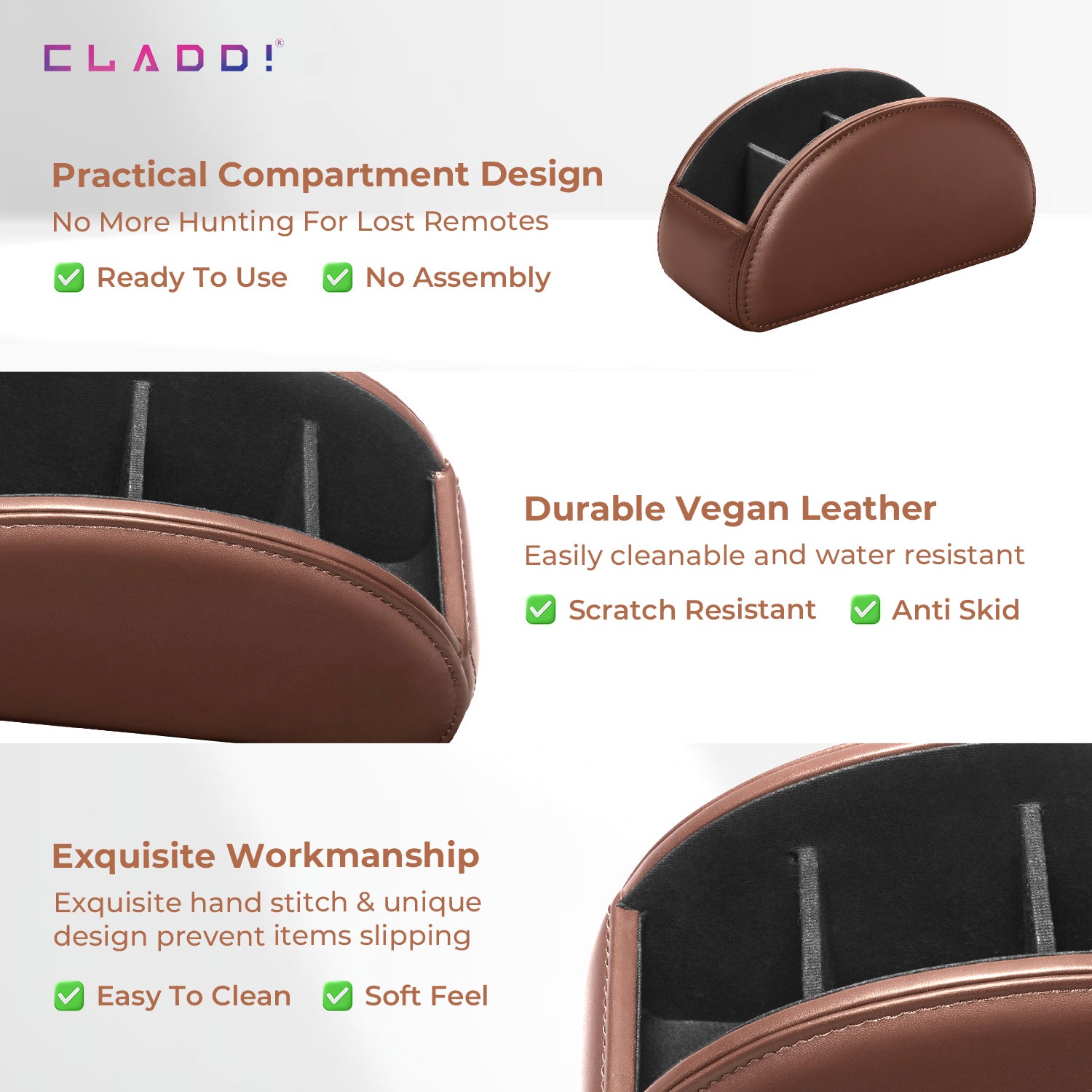 Leather Remote Holder