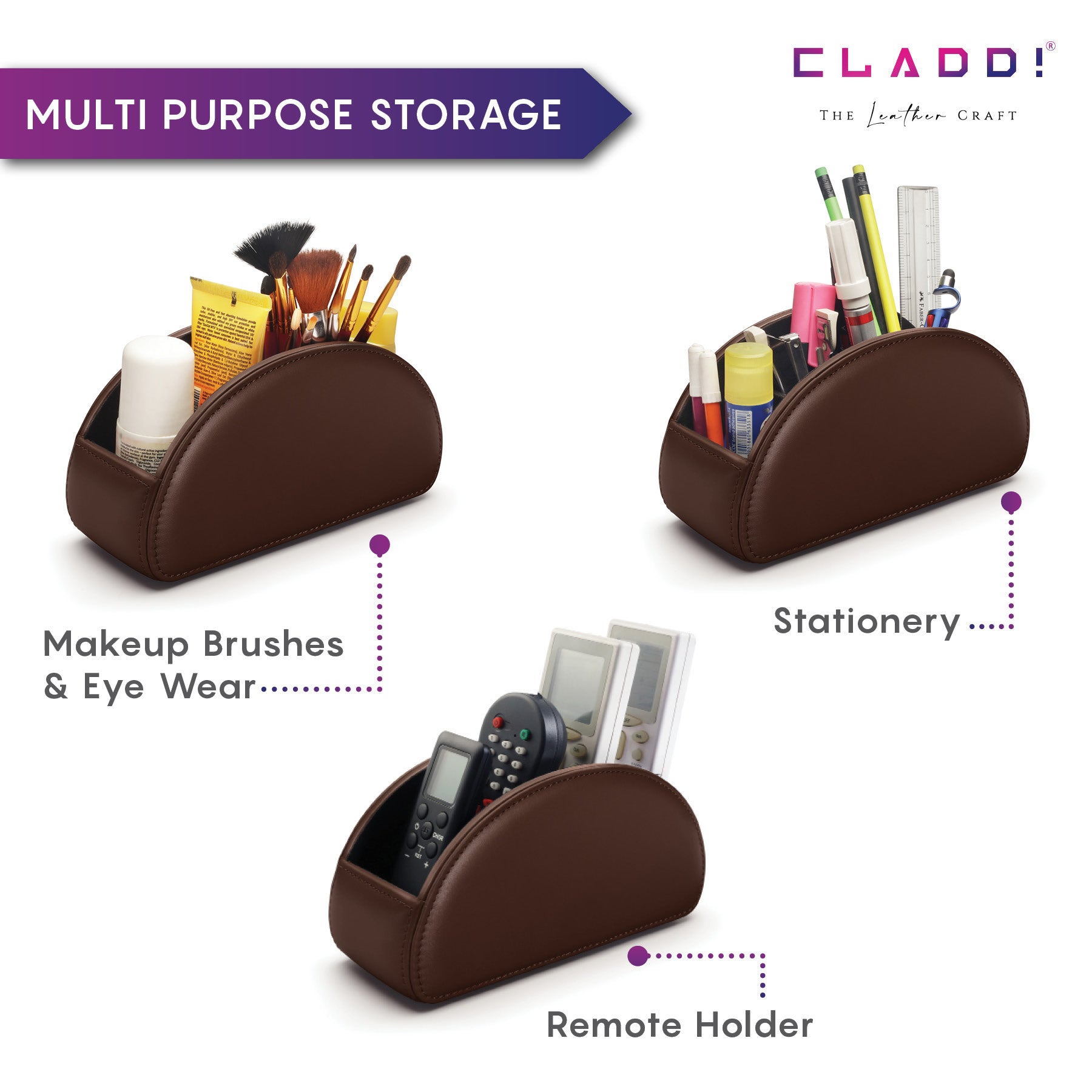 Leather Remote Holder
