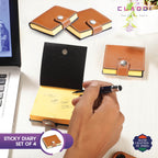 4 Leather Sticky Diary- Best Seller