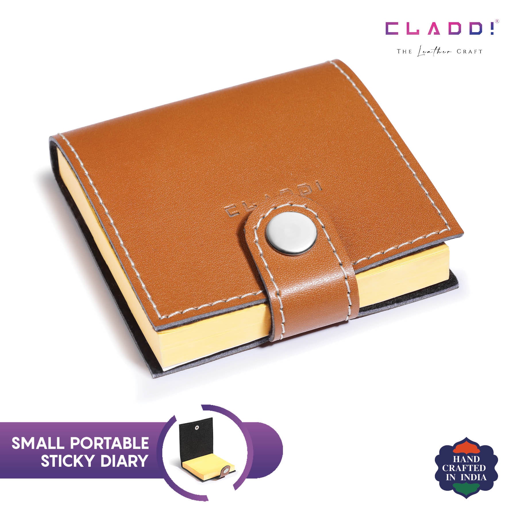 4 Leather Sticky Diary- Best Seller